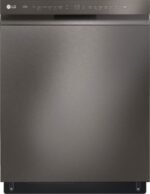 LG 24" Front Control Built-In Stainless Steel Tub Dishwasher 3rd Rack QuadWash 48dba Black from Kings Outlet