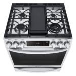 LG 6.3 Cu. Ft. Smart Slide-In Gas True Convection Range EasyClean Air Sous-Vide Stainless from Kings Outlet