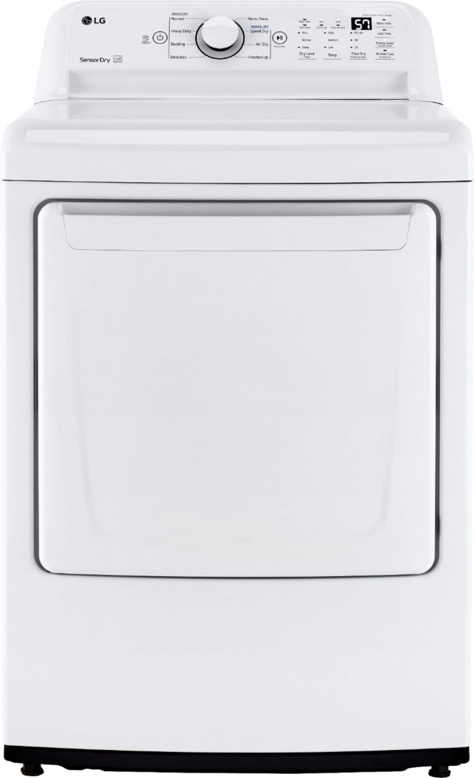 Kings Outlet LG 7.3 Cu. Ft. Electric Dryer Sensor Dry White LG 7.3 Cu. Ft. Electric Dryer Sensor Dry White from Kings Outlet