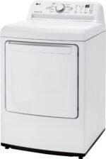 LG 7.3 Cu. Ft. Gas Dryer Sensor Dry White from Kings Outlet