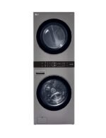 LG 4.5 Cu. Ft. HE Smart Front Load Washer 7.4 Cu. Ft. Electric Dryer from Kings Outlet