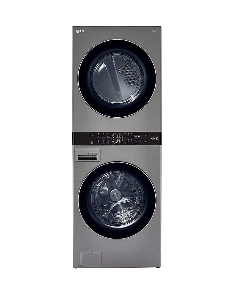 LG 4.5 Cu. Ft. HE Smart Front Load Washer 7.4 Cu. Ft. Gas Dryer from Kings Outlet