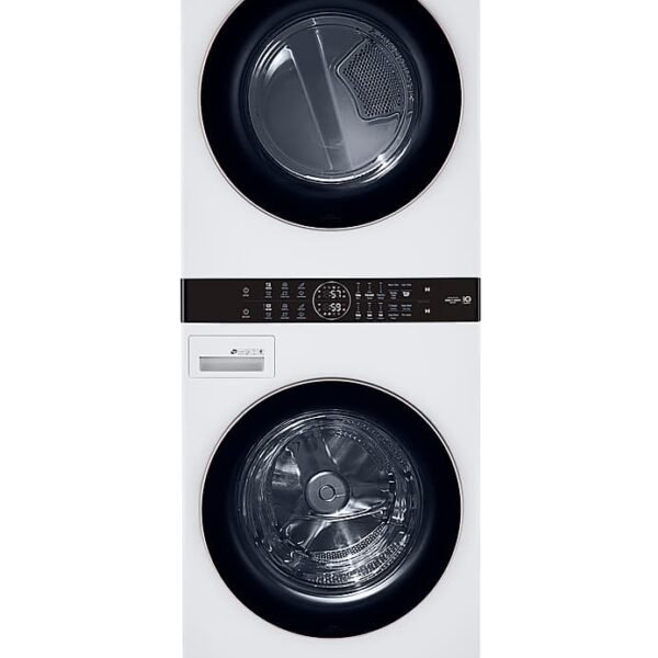 LG 4.5 Cu. Ft. HE Smart Front Load Washer 7.4 Cu. Ft. Gas Dryer from Kings Outlet