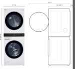 LG 4.5 Cu. Ft. HE Smart Front Load Washer 7.4 Cu. Ft. Gas Dryer from Kings Outlet