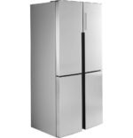 Haier 16.8 Cu. Ft. 4-Door French Door Counter-Depth Refrigerator LED Lighting Stainless Steel from Kings Outlet
