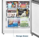 Insignia 11.5 Cu. Ft. Bottom Mount Refrigerator ENERGY STAR Certification Stainless Steel from Kings Outlet