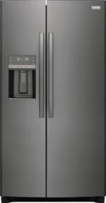 Frigidaire Gallery 25.6 Cu. Ft. Side-by-Side Refrigerator Black Stainless Steel from Kings Outlet
