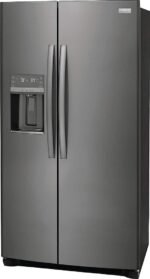 Frigidaire Gallery 25.6 Cu. Ft. Side-by-Side Refrigerator Black Stainless Steel from Kings Outlet