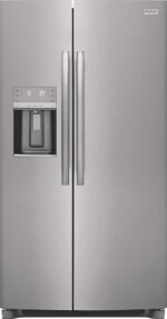 Frigidaire Gallery 25.6 Cu. Ft. Side-by-Side Refrigerator Smudge Proof Stainless Steel from Kings Outlet