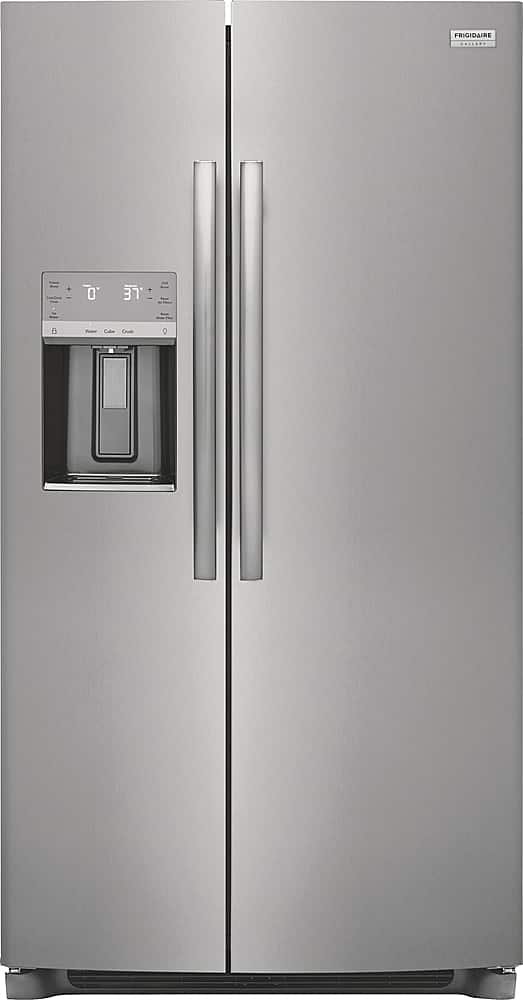 Frigidaire Gallery 25.6 Cu. Ft. Side-by-Side Refrigerator Smudge Proof Stainless Steel from Kings Outlet