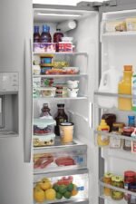 Frigidaire Gallery 25.6 Cu. Ft. Side-by-Side Refrigerator Smudge Proof Stainless Steel from Kings Outlet