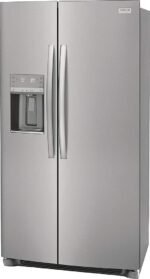 Frigidaire Gallery 25.6 Cu. Ft. Side-by-Side Refrigerator Smudge Proof Stainless Steel from Kings Outlet