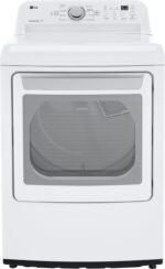 LG 7.3 Cu. Ft. Electric Dryer Sensor Dry White from Kings Outlet