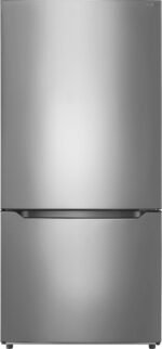 Insignia 18.6 Cu. Ft. Bottom Freezer Refrigerator ENERGY STAR Certification Stainless Steel from Kings Outlet