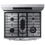 Samsung 6.0 cu. ft. Smart Freestanding Gas Range Stainless Cooktop Air Fry Stainless Steel from Kings Outlet