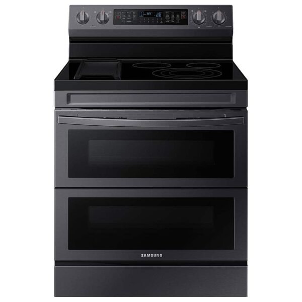 Samsung 6.3 cu. ft. Smart Freestanding Electric Range Flex Duo No-Preheat Air Fry Griddle from Kings Outlet