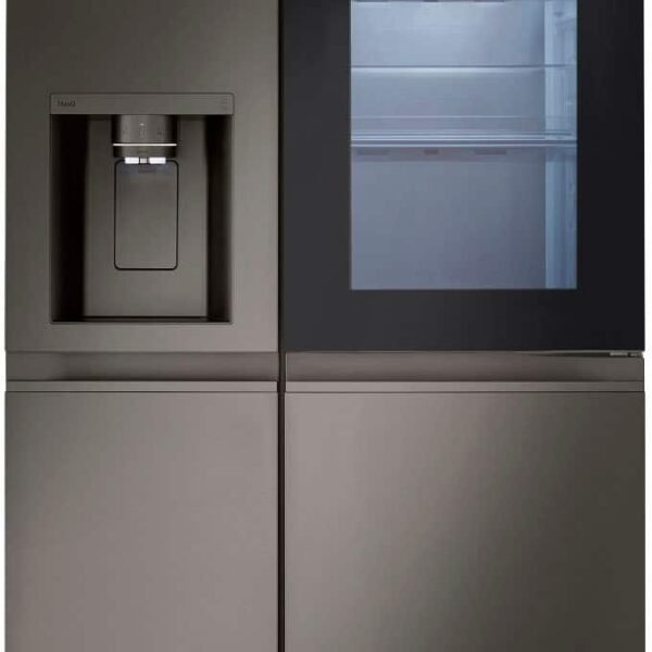 LG 27.1 Cu. Ft. Side-by-Side Smart Refrigerator Craft Ice Black Stainless Steel from Kings Outlet