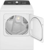Whirlpool 7.0 Cu. Ft. Electric Dryer Steam Moisture Sensing White from Kings Outlet