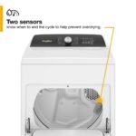 Whirlpool 7.0 Cu. Ft. Gas Dryer Moisture Sensing White from Kings Outlet