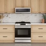 Samsung 1.1 cu. ft. Smart SLIM Over-the-Range Microwave 400 CFM Hood Ventilation Stainless Steel from Kings Outlet