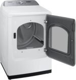 Samsung 7.4 Cu. Ft. Smart Gas Dryer Steam Sanitize+ White from Kings Outlet
