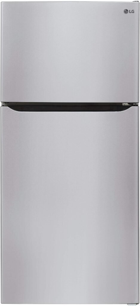 LG 23.8 Cu. Ft. Top Freezer Refrigerator Internal Water Dispenser Stainless Steel from Kings Outlet