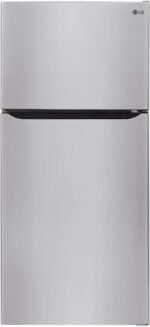 LG 23.8 Cu. Ft. Top Freezer Refrigerator Internal Water Dispenser Stainless Steel from Kings Outlet