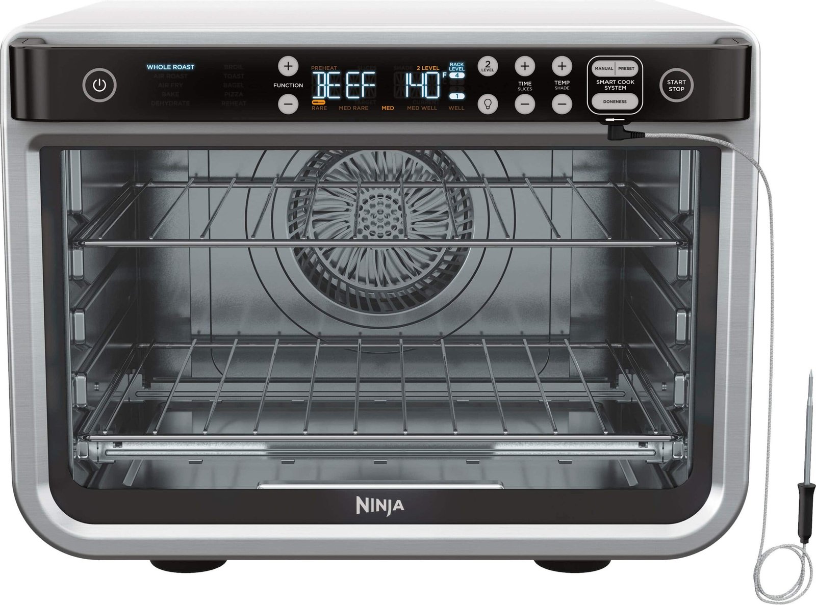 Kings Outlet Ninja Foodi 10-in-1 Smart XL Air Fry Oven Countertop Convection Oven Dehydrate Reheat Capability Ninja Foodi 10-in-1 Smart XL Air Fry Oven Countertop Convection Oven Dehydrate Reheat Capability from Kings Outlet