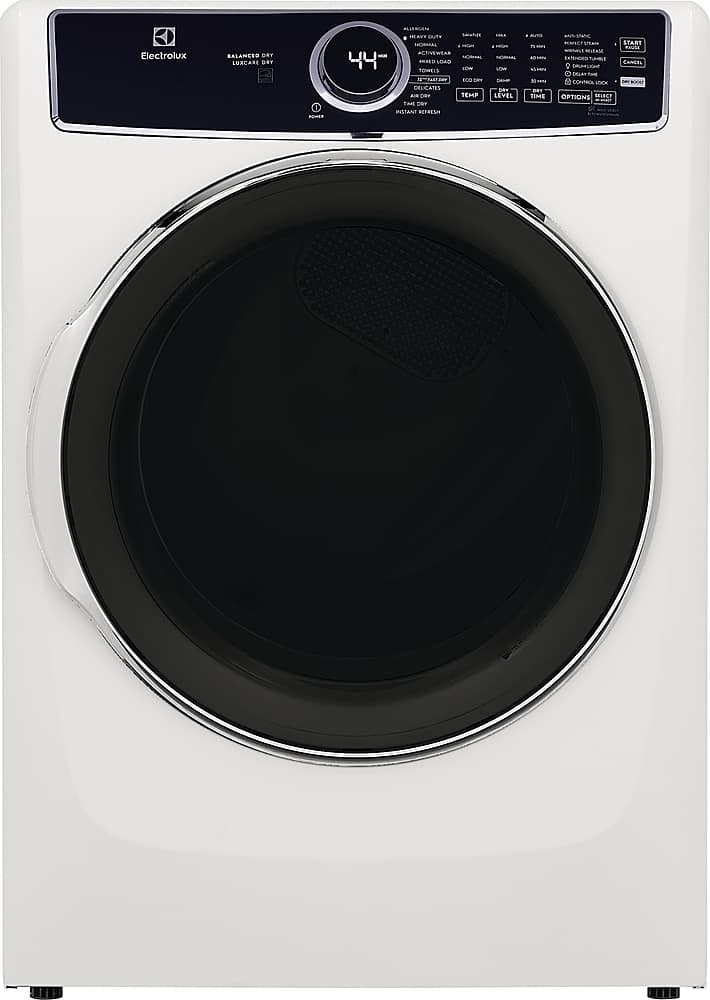 Electrolux 8.0 Cu. Ft. Stackable Electric Dryer Steam Balanced Dry White from Kings Outlet