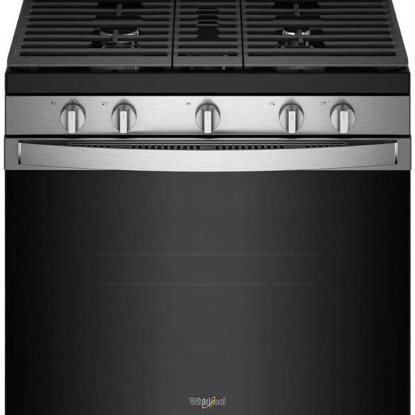 Whirlpool 5.0 Cu. Ft. Gas Burner Range Air Fry Frozen Foods Stainless Steel from Kings Outlet