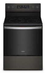 Whirlpool 5.3 Cu. Ft. Freestanding Electric Convection Range Air Fry Black Stainless Steel from Kings Outlet