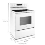 Whirlpool 5.3 Cu. Ft. Freestanding Electric Convection Range Air Fry White from Kings Outlet
