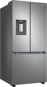 Samsung 22 cu. ft. 3-Door French Door Smart Refrigerator External Water Dispenser Stainless Steel from Kings Outlet