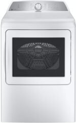 GE Profile 7.4 Cu. Ft. Smart Electric Dryer Sanitize Cycle Sensor Dry White from Kings Outlet