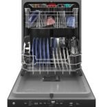 GE 24" Top Control Built-In Plastic Tub Dishwasher 3rd Rack Bottle Jets 50 dBA from Kings Outlet