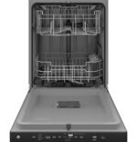 GE 24" Top Control Built-In Plastic Tub Dishwasher 3rd Rack Bottle Jets 50 dBA from Kings Outlet