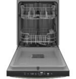 GE 24" Top Control Built-In Plastic Tub Dishwasher Sanitize Cycle 52 dBA Slate from Kings Outlet