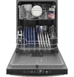 GE 24" Top Control Built-In Plastic Tub Dishwasher Sanitize Cycle 52 dBA Slate from Kings Outlet