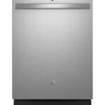 GE 24" Top Control Built-In Plastic Tub Dishwasher Sanitize Cycle 52 dBA Stainless Steel from Kings Outlet