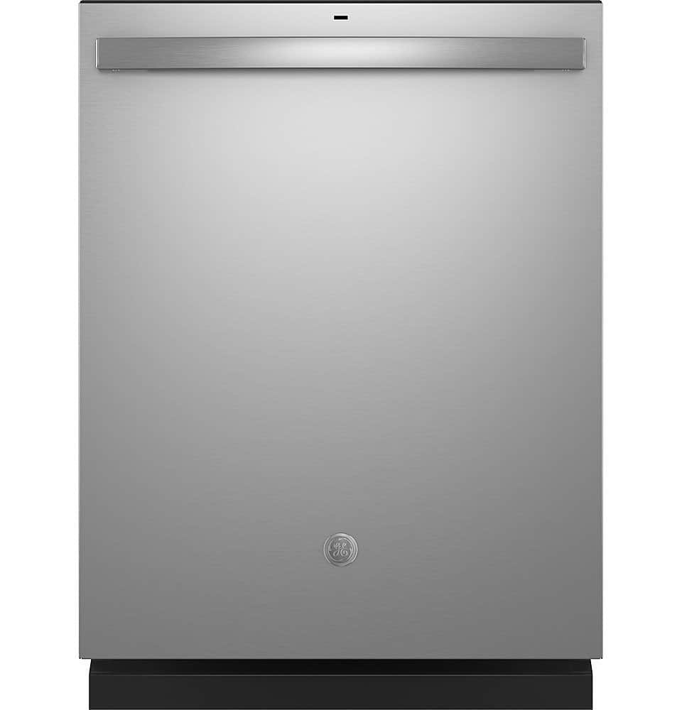 GE 24" Top Control Built-In Plastic Tub Dishwasher Sanitize Cycle 52 dBA Stainless Steel from Kings Outlet