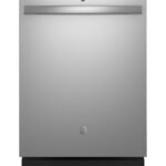 GE 24" Top Control Built-In Plastic Tub Dishwasher 3rd Rack Sanitize Cycle 50 dBA from Kings Outlet