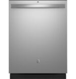 GE 24" Top Control Built-In Plastic Tub Dishwasher 3rd Rack Sanitize Cycle 50 dBA from Kings Outlet