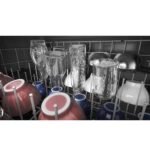 GE 24" Top Control Built-In Plastic Tub Dishwasher 3rd Rack Sanitize Cycle 50 dBA from Kings Outlet