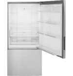 GE 17.7 Cu. Ft. Bottom-Freezer Refrigerator ENERGY STAR Certification Stainless Steel from Kings Outlet