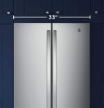 GE 24.7 Cu. Ft. French Door Refrigerator Internal Water Dispenser Stainless Steel from Kings Outlet