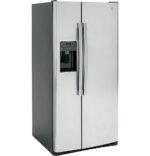 GE 23.0 Cu. Ft. Side-by-Side Refrigerator External Ice Water Dispenser Stainless Steel from Kings Outlet