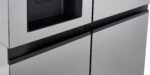 LG 22.5 Cu. Ft. Side-by-Side Counter-Depth Refrigerator Smooth Touch Dispenser Stainless Steel from Kings Outlet