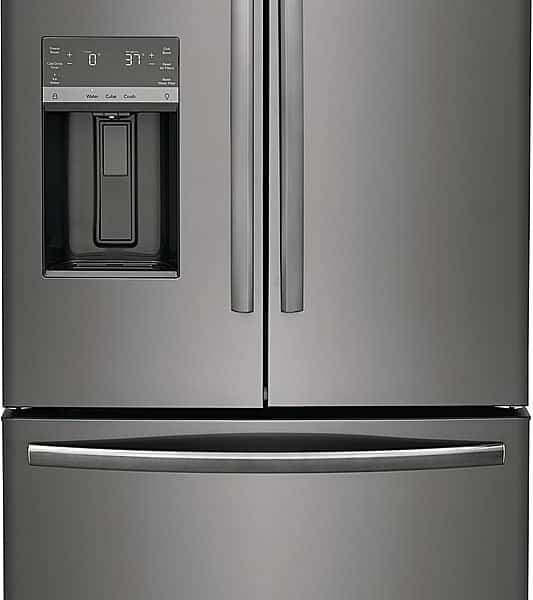 Frigidaire Gallery 27.8 Cu. Ft. French Door Refrigerator Black Stainless Steel from Kings Outlet