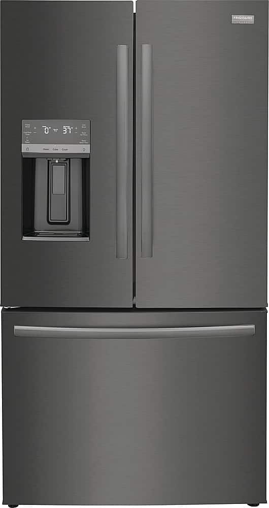 Frigidaire Gallery 22.6 Cu. Ft. Counter-Depth French Door Refrigerator Black Stainless Steel from Kings Outlet