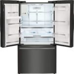 Frigidaire Gallery 22.6 Cu. Ft. Counter-Depth French Door Refrigerator Black Stainless Steel from Kings Outlet